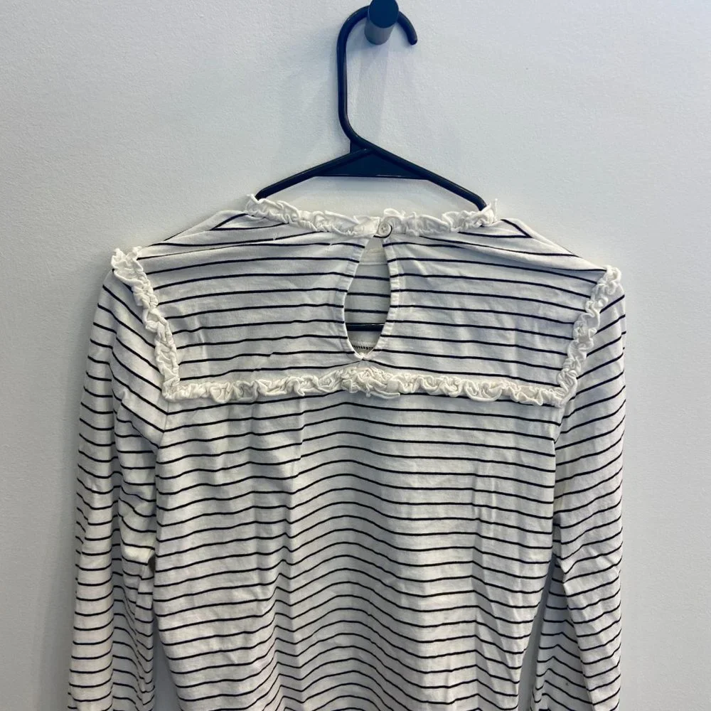 Sundry Size 1 Ruffle Bib Top - Picture 8 of 11